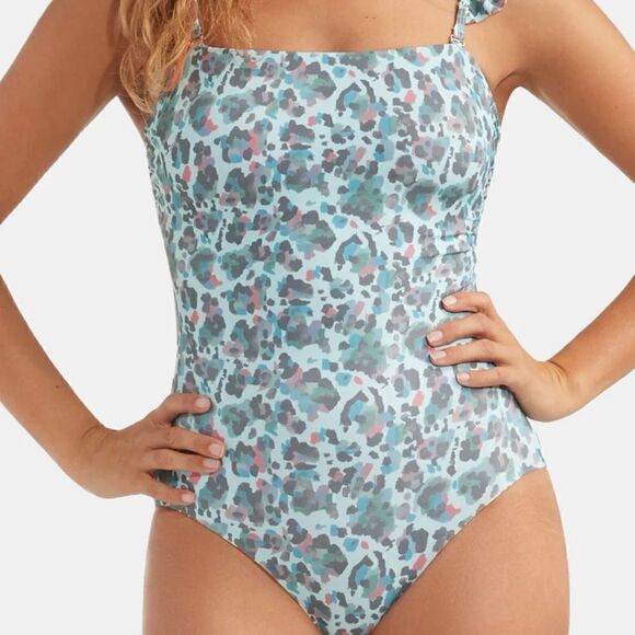 NWT Hermoza Leonor Flutter One-Piece Swimsuit Sz 14 Host Pick - Picture 6 of 11
